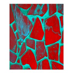 Red Marble Background Shower Curtain 60  X 72  (medium) 