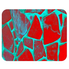 Red Marble Background Double Sided Flano Blanket (medium)  by Nexatart