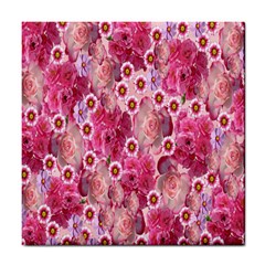 Roses Flowers Rose Blooms Nature Tile Coasters