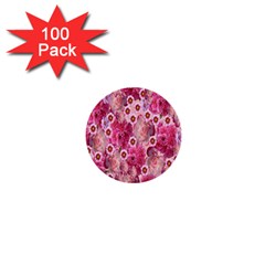 Roses Flowers Rose Blooms Nature 1  Mini Buttons (100 pack) 