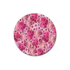 Roses Flowers Rose Blooms Nature Magnet 3  (Round)