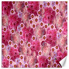 Roses Flowers Rose Blooms Nature Canvas 12  x 12  