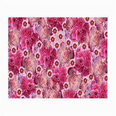 Roses Flowers Rose Blooms Nature Small Glasses Cloth (2-side)