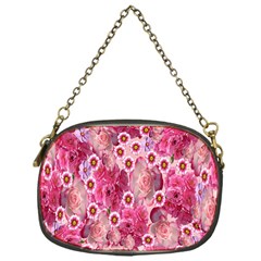 Roses Flowers Rose Blooms Nature Chain Purses (One Side) 