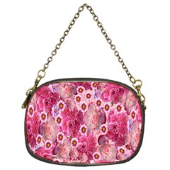 Roses Flowers Rose Blooms Nature Chain Purses (Two Sides) 