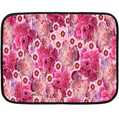 Roses Flowers Rose Blooms Nature Fleece Blanket (Mini)