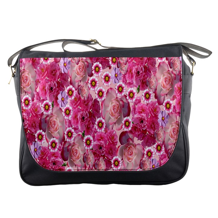 Roses Flowers Rose Blooms Nature Messenger Bags