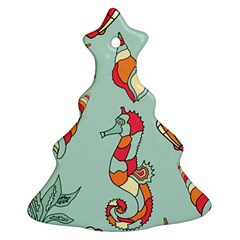 Seahorse Seashell Starfish Shell Ornament (christmas Tree)  by Nexatart