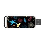 Seahorse Starfish Seashell Shell Portable USB Flash (One Side) Front
