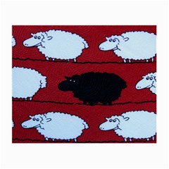 Sheep Small Glasses Cloth by Nexatart
