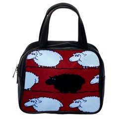 Sheep Classic Handbags (one Side) by Nexatart