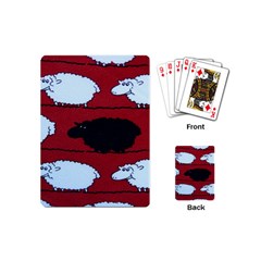 Sheep Playing Cards (mini)  by Nexatart