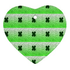 Shamrock Pattern Ornament (Heart)