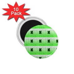 Shamrock Pattern 1.75  Magnets (10 pack) 