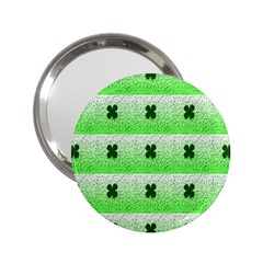 Shamrock Pattern 2 25  Handbag Mirrors