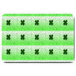 Shamrock Pattern Large Doormat  30 x20  Door Mat