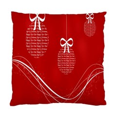 Simple Merry Christmas Standard Cushion Case (two Sides)