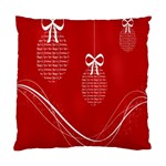 Simple Merry Christmas Standard Cushion Case (Two Sides) Back