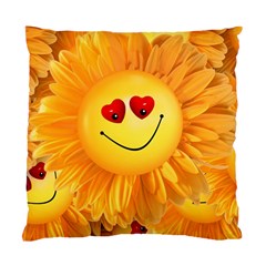 Smiley Joy Heart Love Smile Standard Cushion Case (one Side) by Nexatart