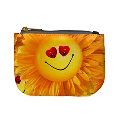 Smiley Joy Heart Love Smile Mini Coin Purses by Nexatart