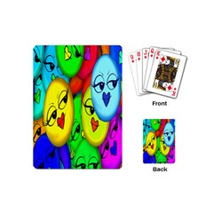 Smiley Girl Lesbian Community Playing Cards (mini)  by Nexatart