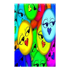 Smiley Girl Lesbian Community Shower Curtain 48  X 72  (small)  by Nexatart