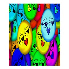 Smiley Girl Lesbian Community Shower Curtain 60  X 72  (medium)  by Nexatart