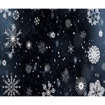 Snowflake Snow Snowing Winter Cold Deluxe Canvas 14  x 11  14  x 11  x 1.5  Stretched Canvas