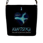 I LOVE KINTSUGI Flap Closure Messenger Bag (L)