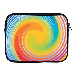 Rainbow Swirl Apple Ipad 2/3/4 Zipper Cases by OneStopGiftShop