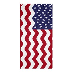 American Flag Shower Curtain 36  X 72  (stall) 