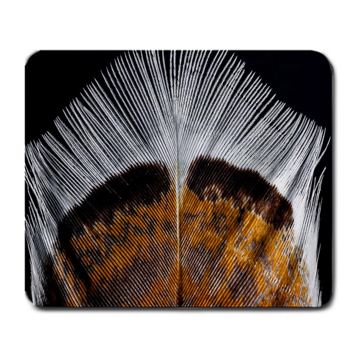 Spring Bird Feather Turkey Feather Large Mousepads