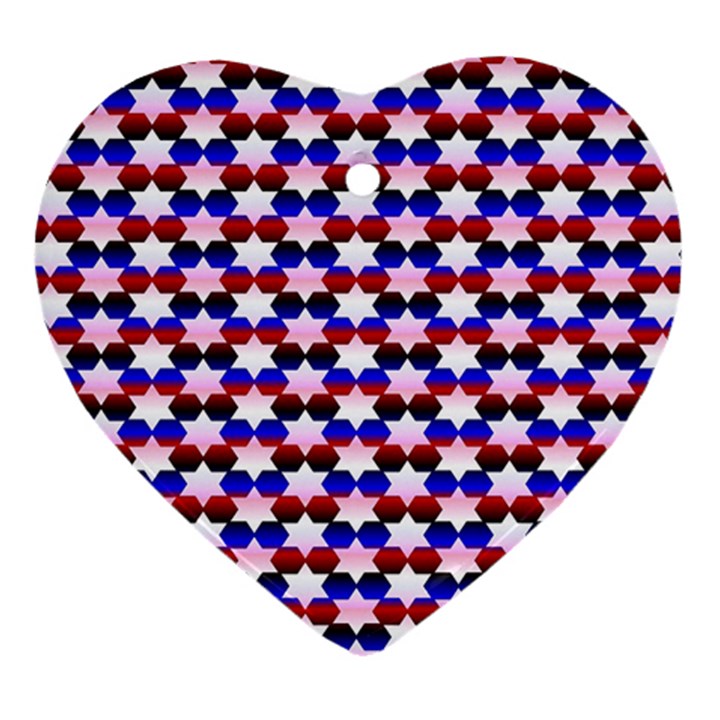 Star Pattern Ornament (Heart)