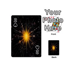 Star Christmas Advent Decoration Playing Cards 54 (mini)  by Nexatart