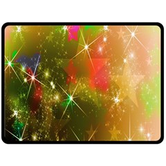 Star Christmas Background Image Red Fleece Blanket (large)  by Nexatart