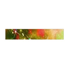 Star Christmas Background Image Red Flano Scarf (mini) by Nexatart