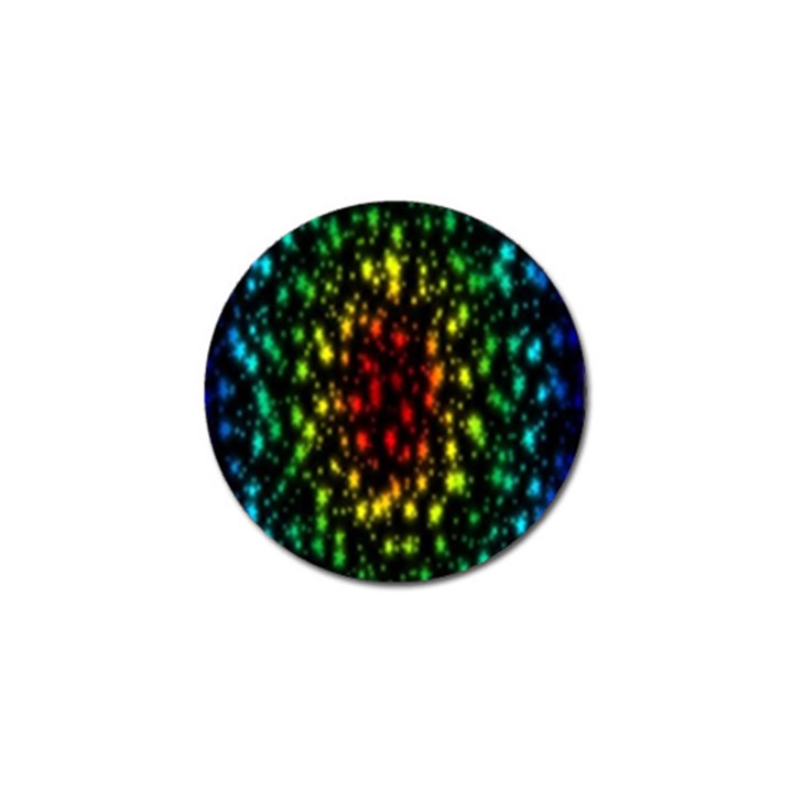 Star Christmas Curtain Abstract Golf Ball Marker