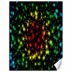 Star Christmas Curtain Abstract Canvas 12  X 16  