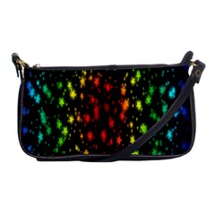 Star Christmas Curtain Abstract Shoulder Clutch Bags by Nexatart