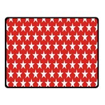 Star Christmas Advent Structure Double Sided Fleece Blanket (Small)  45 x34  Blanket Back