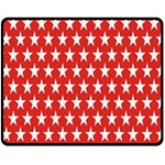 Star Christmas Advent Structure Double Sided Fleece Blanket (Medium)  58.8 x47.4  Blanket Back