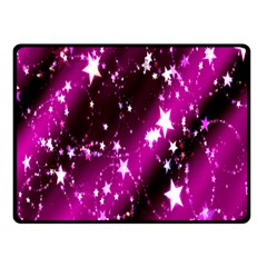 Star Christmas Sky Abstract Advent Double Sided Fleece Blanket (small)  by Nexatart