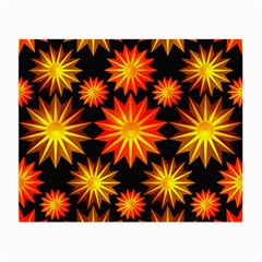 Stars Patterns Christmas Background Seamless Small Glasses Cloth (2-side)