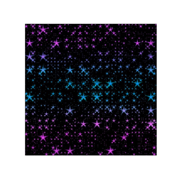 Stars Pattern Small Satin Scarf (Square)