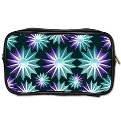 Stars Pattern Christmas Background Seamless Toiletries Bags 2-side by Nexatart