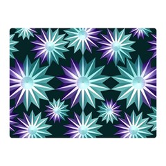 Stars Pattern Christmas Background Seamless Double Sided Flano Blanket (Mini) 