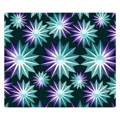 Stars Pattern Christmas Background Seamless Double Sided Flano Blanket (Small) 