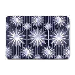 Stars Patterns Christmas Background Seamless Small Doormat  by Nexatart