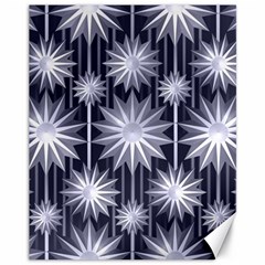 Stars Patterns Christmas Background Seamless Canvas 11  X 14   by Nexatart