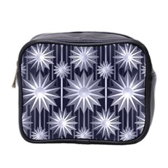 Stars Patterns Christmas Background Seamless Mini Toiletries Bag 2-side